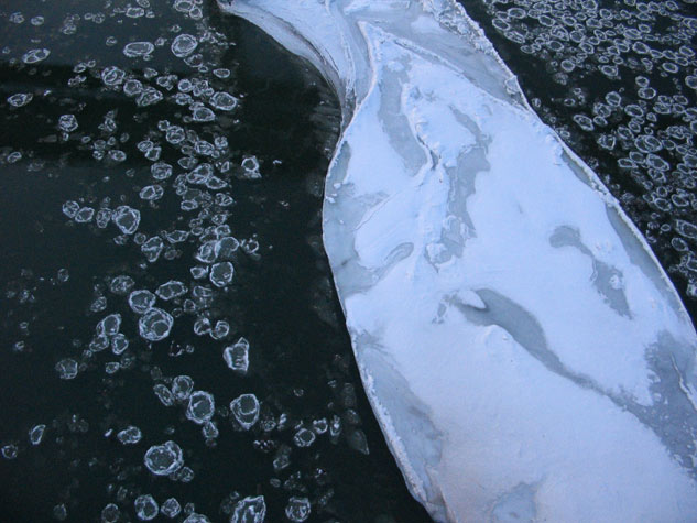 Ice Floe #1, North Saskatchewan November 2006
