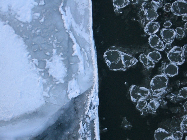 Ice Floe #4, North Saskatchewan November 2006