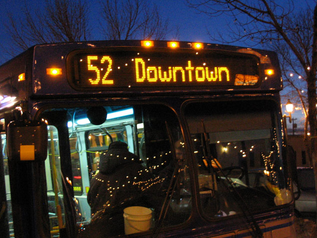Photo of bus 52, November 2006